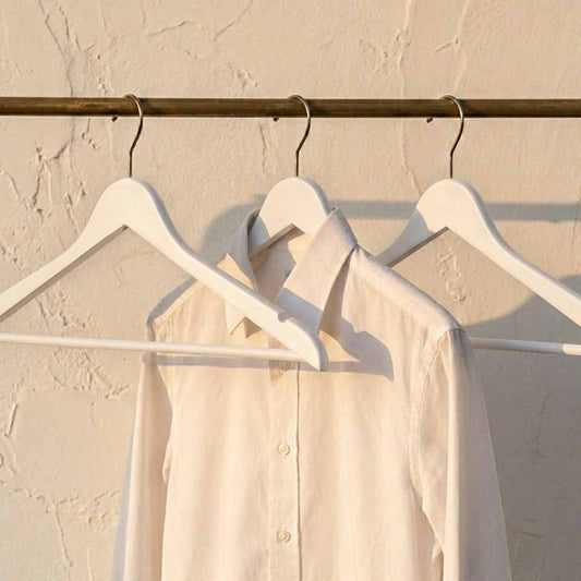 Conjunto de 3 cabides CLASSIC Branco