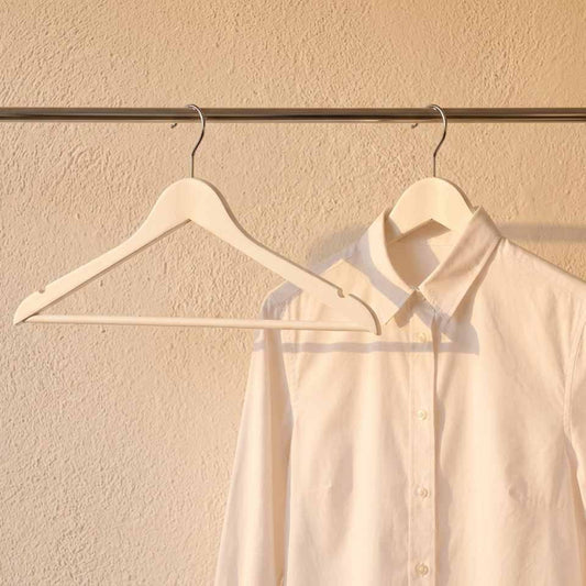 Conjunto de 2 cabides CLASSIC RUB Branco