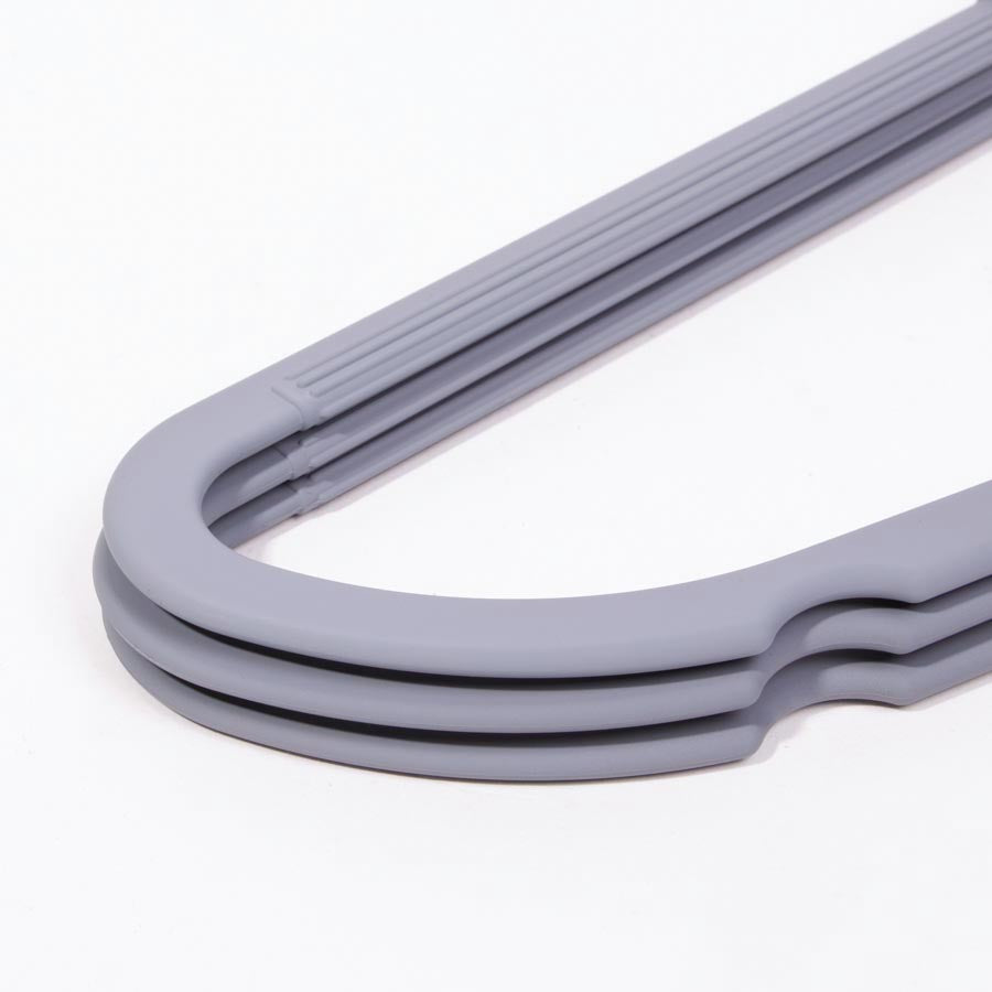 Conjunto de 3 cabides PUREGRIP Cinza
