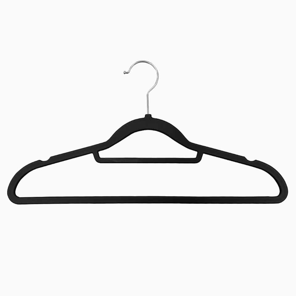 Conjunto de 3 cabides SLIM RUB Preto