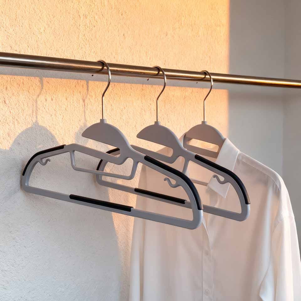 Conjunto de 3 cabides HYBRIDGRIP PRO Cinza