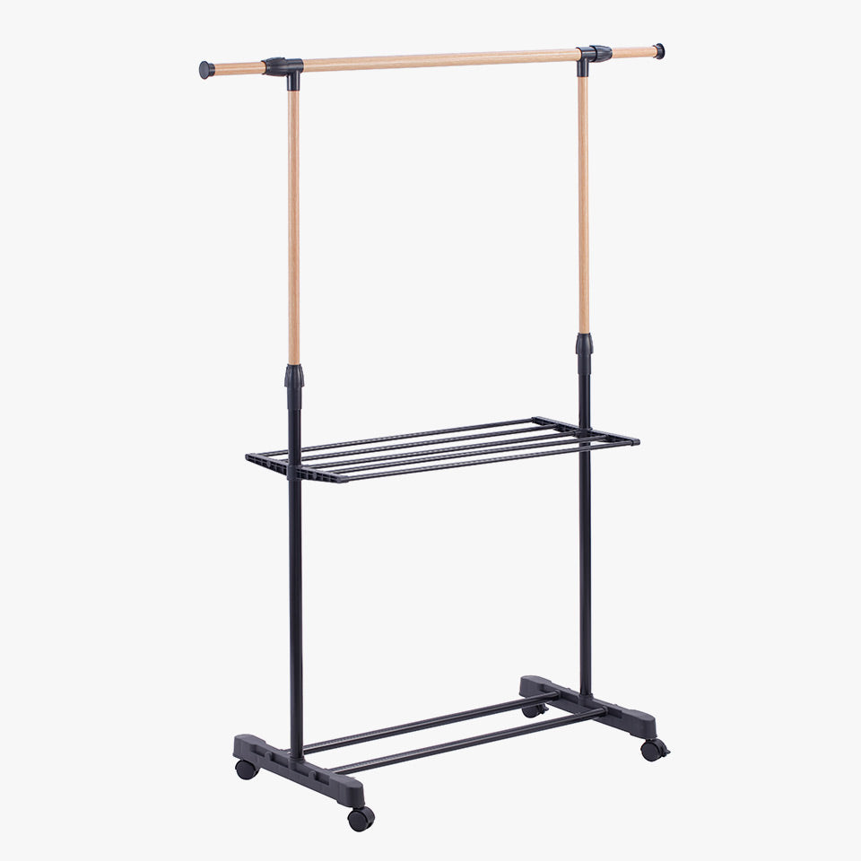 CHARRIOT coat rack 89-145x43x90-160cm