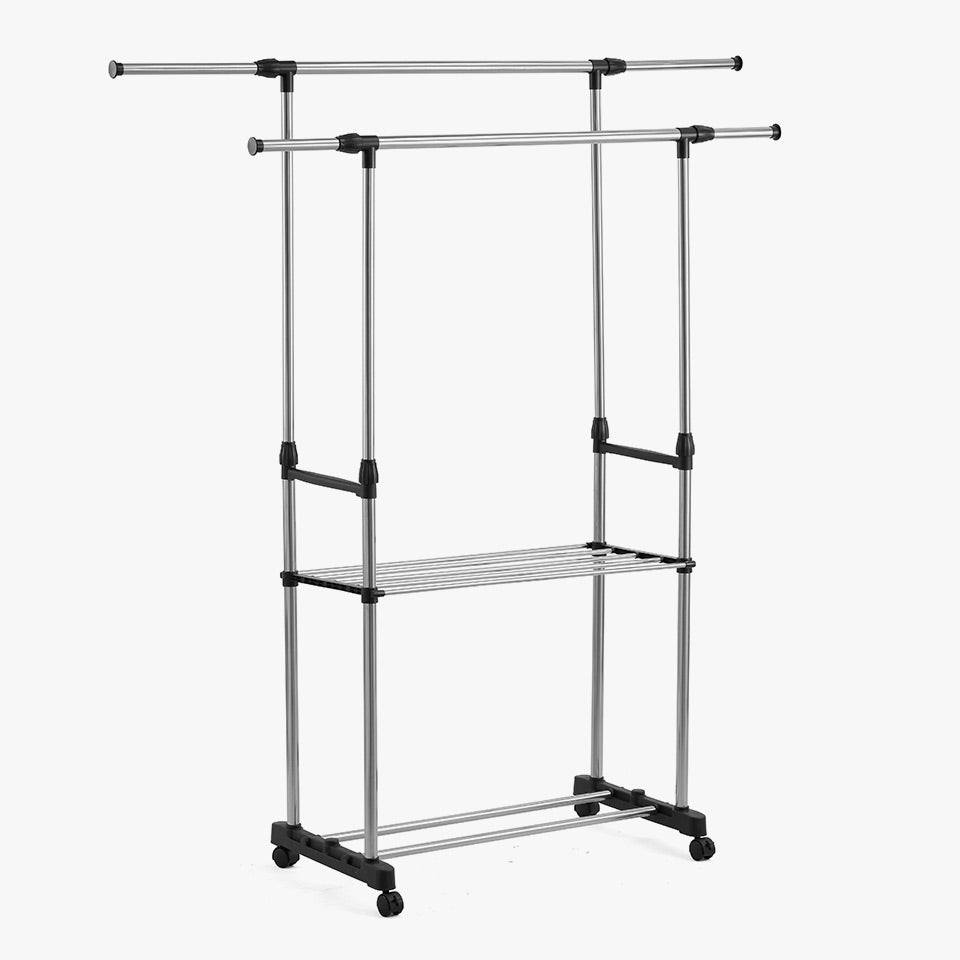 CHARRIOT coat rack 89-145x43x90-160cm