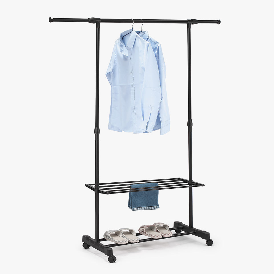 CHARRIOT coat rack 89-145x43x90-160cm