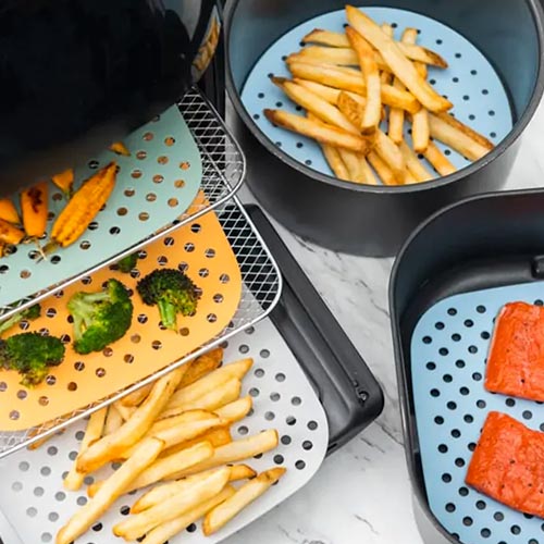Conjunto de 2 forros protetores AIRFRYER Redondos