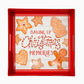 Tabuleiro CHRISTMAS MEMORIES  35x35x4cm