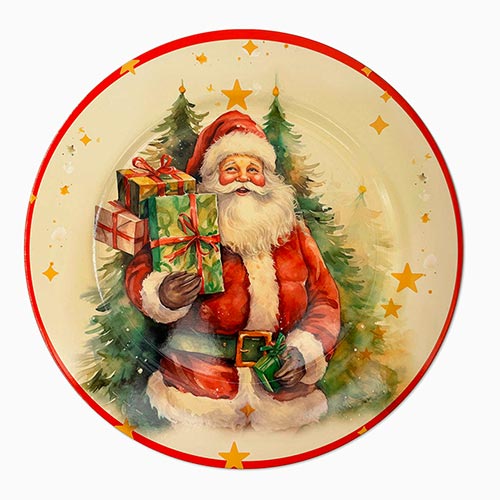 Prato Marcador SANTA CLAUS