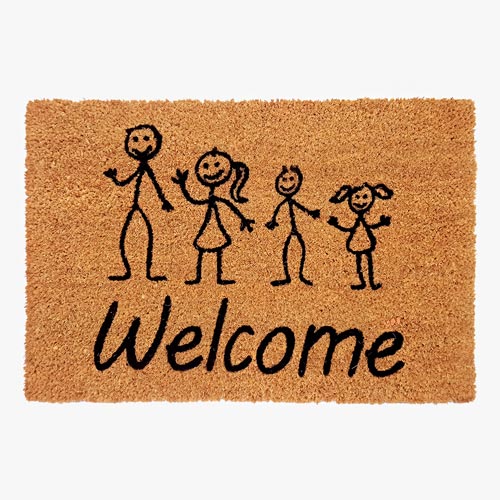 Tapete de Entrada FAMILY WELCOME 60x40cm