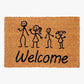 Tapete de Entrada FAMILY WELCOME 60x40cm