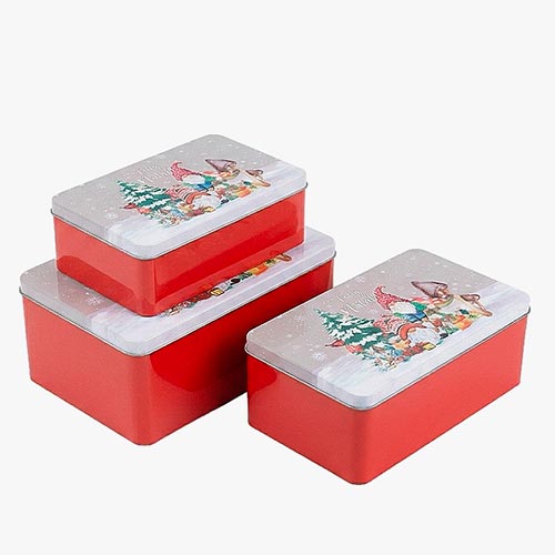 Conjunto de 3 Caixas de Natal SANTA TALE