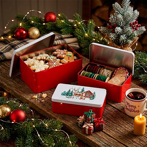 Set of 4 KAIZEN Kitchen Storage Boxes