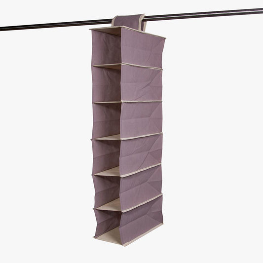 HARI Hanging Organizer With 6 Shelves 15X30X84cm