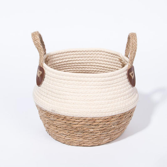 Set of 3 KOTON White and Natural Baskets