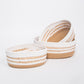 Conjunto de 3 Cestos CASARI Branco e Natural