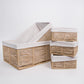 Conjunto de 5 Cestos BASKIA Natural