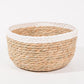 Conjunto de 4 Cestos AVILA Branco e Natural
