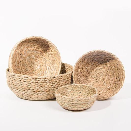 Conjunto de 4 Cestos AVILA Natural
