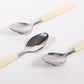 Set of 3 Ivory ACERO Dessert Spoons