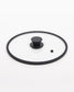 GLASS LID Black Casserole Lid D.24cm