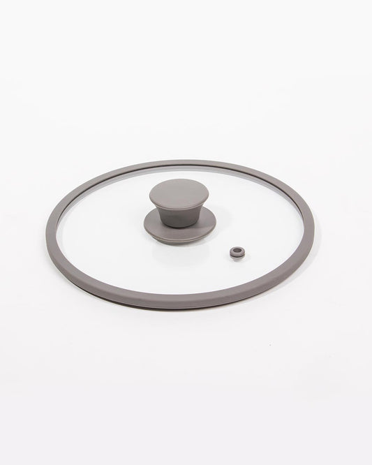 Tampa para Caçarola GLASS LID Cinza D.20cm