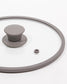 GLASS LID Grey Casserole Lid D.22cm