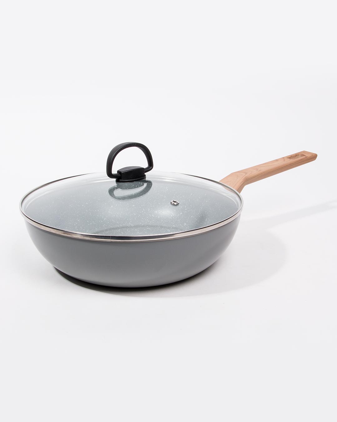 Tampa para Caçarola GLASS LID com Pega Dobrável D.28cm