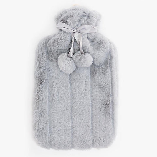 FUZZY Hot Water Bottle Grey 2L