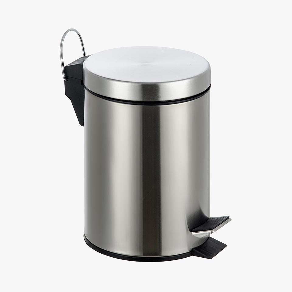 Balde do Lixo NETT com Pedal Cinza 3L