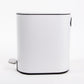 Balde do Lixo LUSTRA com Pedal Branco 5L