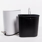 Balde do Lixo LUSTRA com Pedal Branco 5L