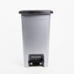 Balde do Lixo DUSTBIN com Pedal Cinza 15L