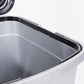 Balde do Lixo DUSTBIN com Pedal Cinza 25L
