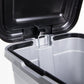 Balde do Lixo DUSTBIN com Pedal Cinza 25L
