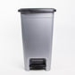 Balde do Lixo DUSTBIN com Pedal Cinza 40L