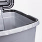 Balde do Lixo DUSTBIN com Pedal Cinza 40L