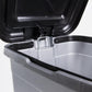 Balde do Lixo DUSTBIN com Pedal Cinza 40L