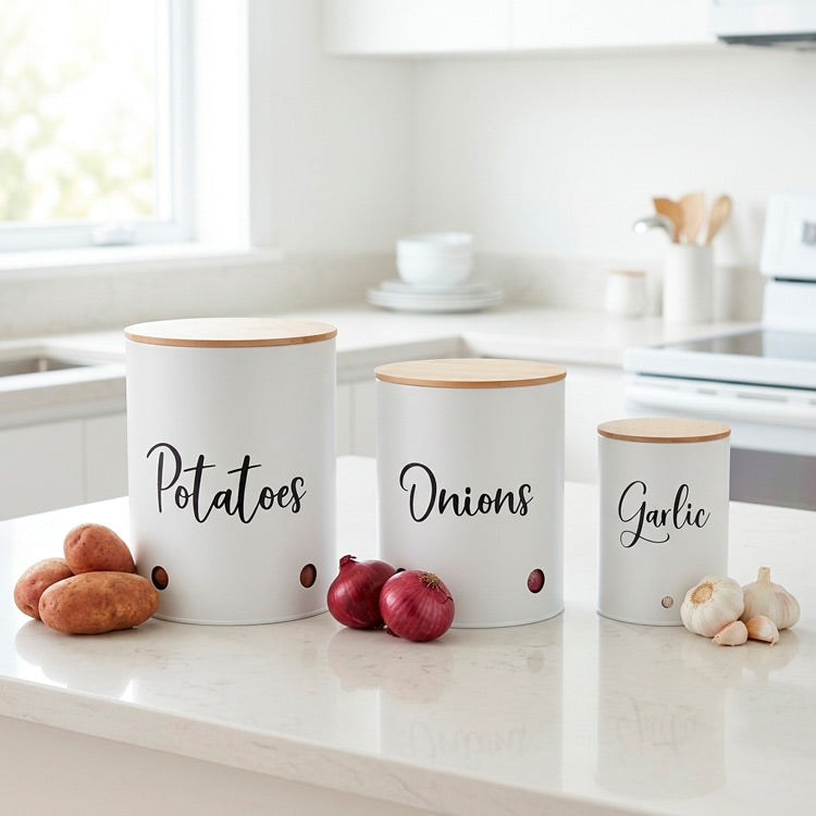 Set of 4 KAIZEN Kitchen Storage Boxes