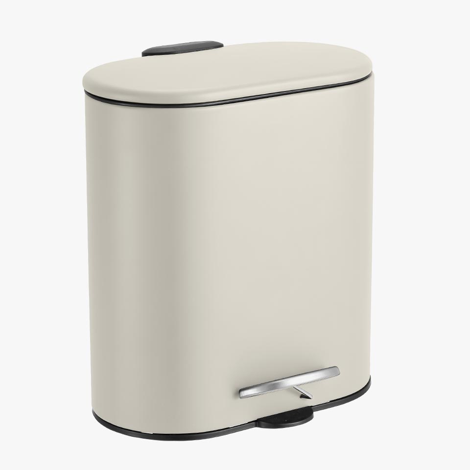 NEXA Pedal Trash Can White 3L