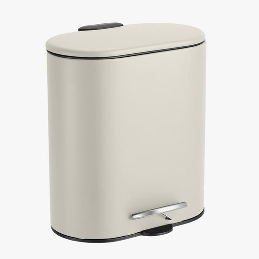 Balde do Lixo ECO URBAN com Pedal Bege 5L