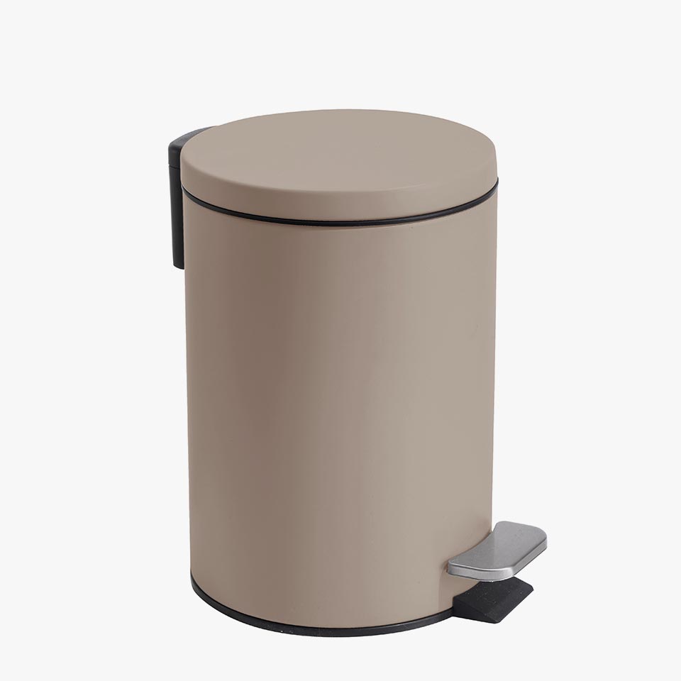 Balde do Lixo URBAN com Pedal Taupe 3L
