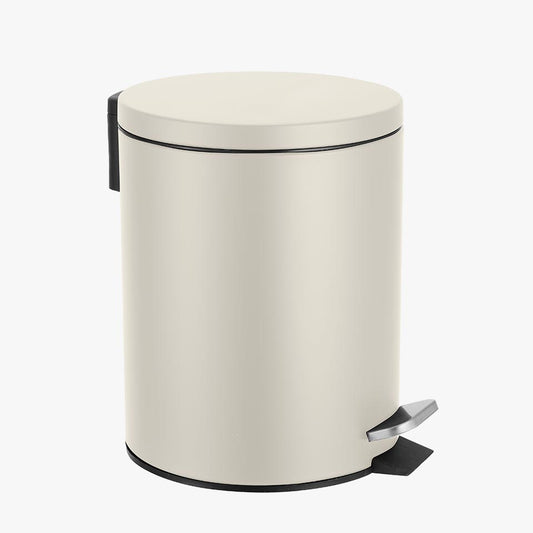 Balde do Lixo URBAN com Pedal Bege 5L