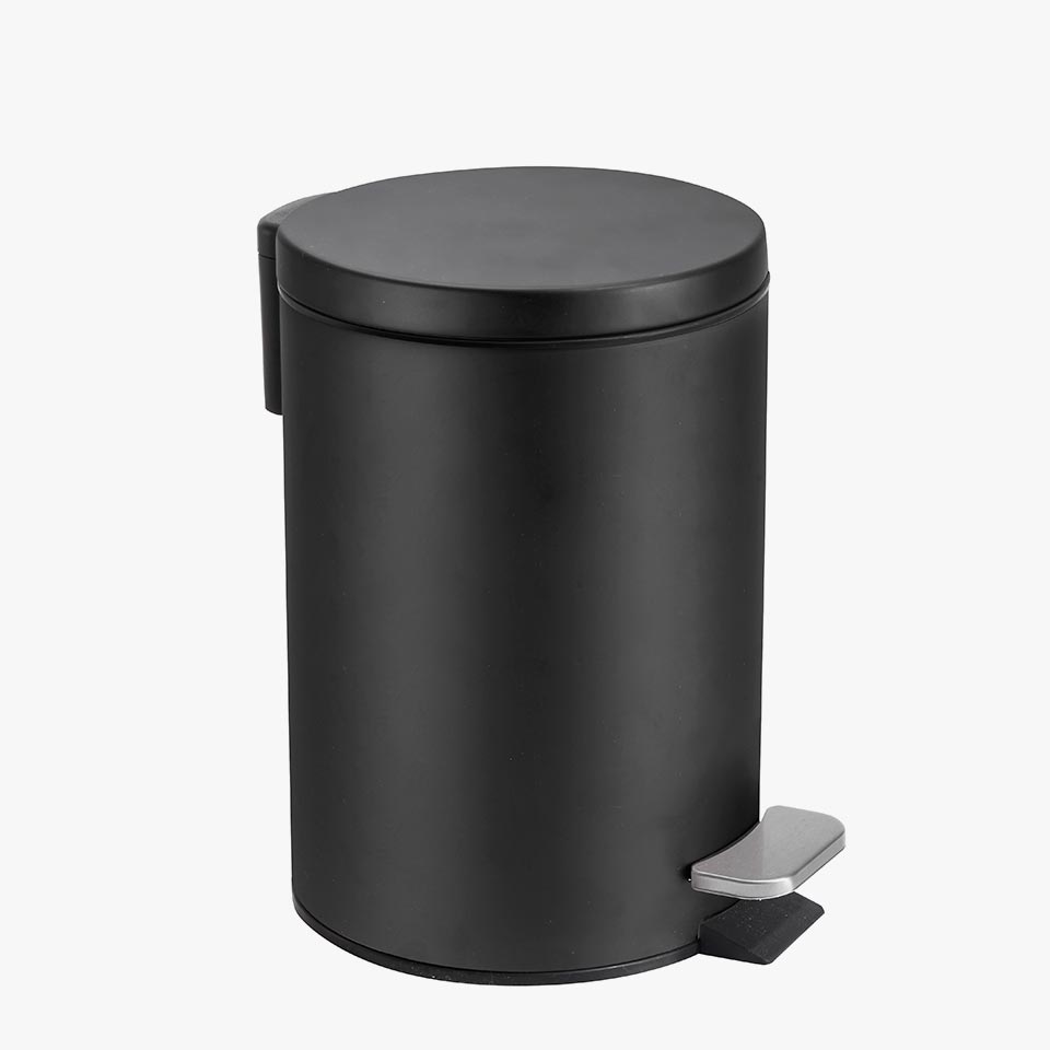 Balde do Lixo URBAN com Pedal Preto 3L