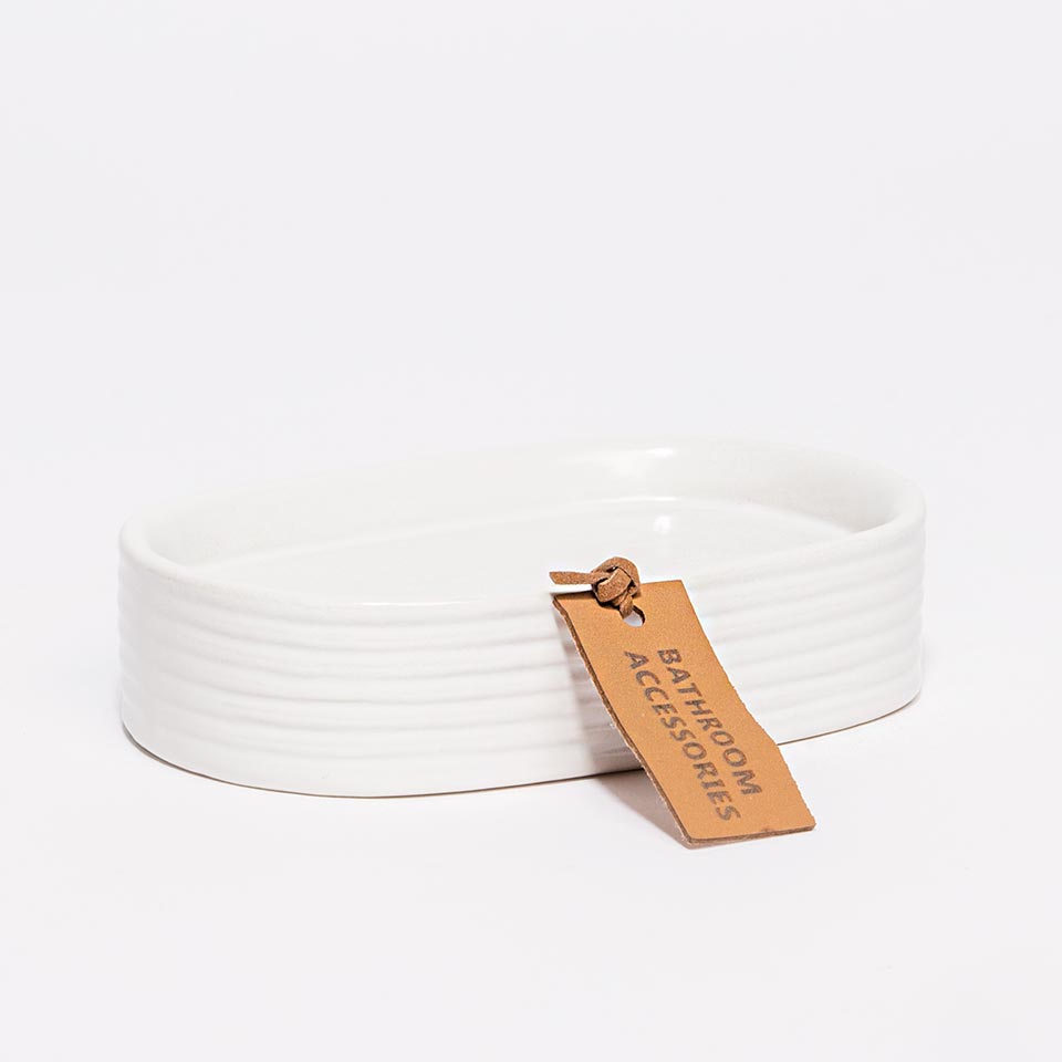 SABLÉ White Soap Dish