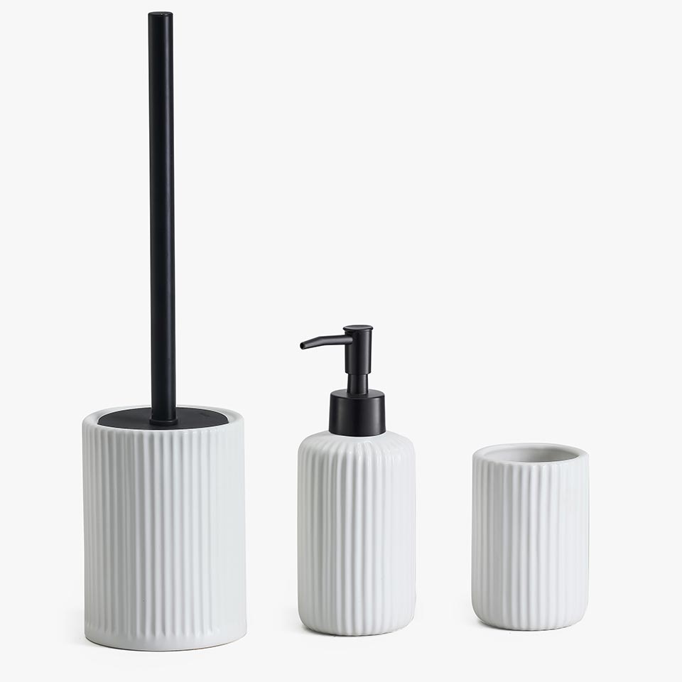 FLUIRE Toilet Brush White 10x10x39cm