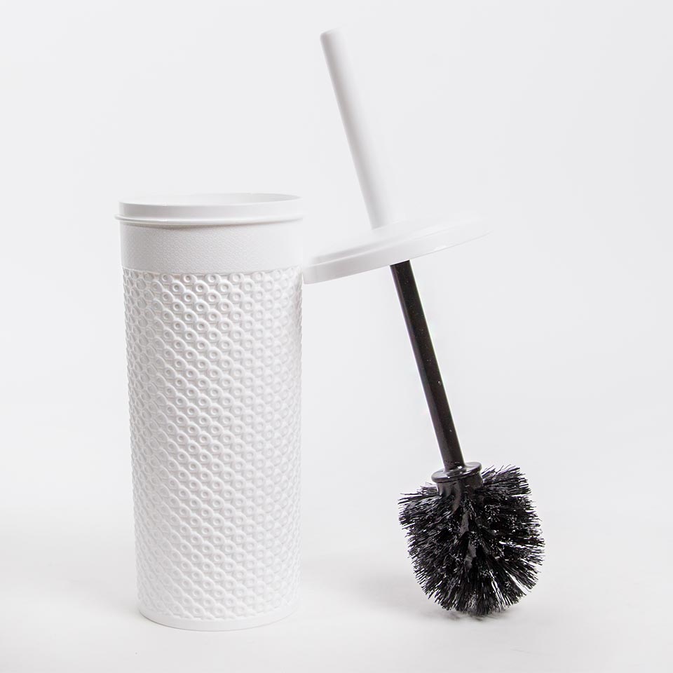 DIAMOND Toilet Brush White D.10x35cm