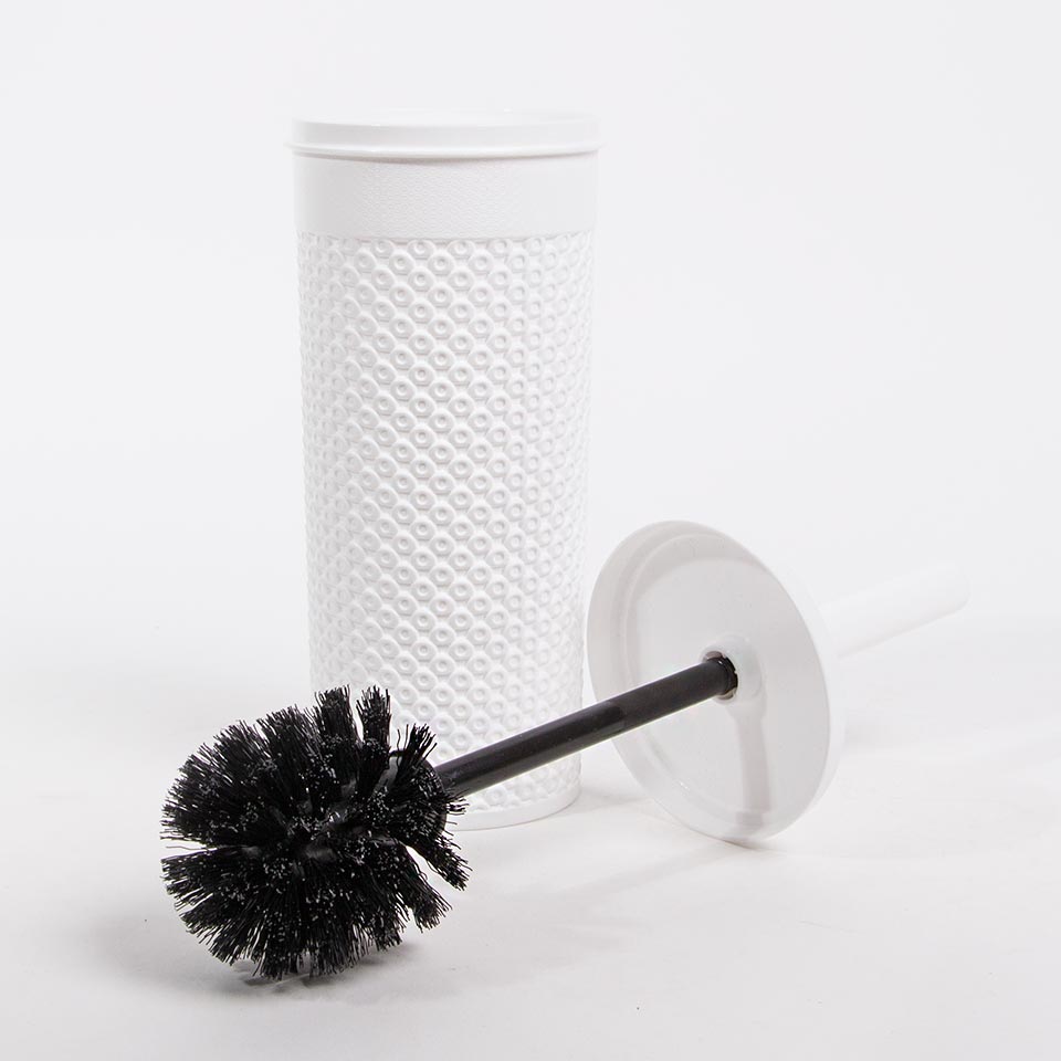 DIAMOND Toilet Brush White D.10x35cm