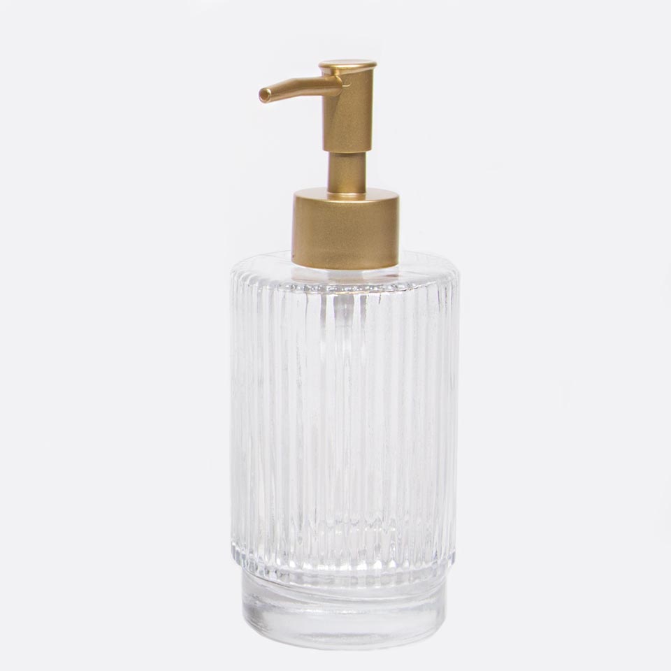 GOLD GRIDA Transparent Dispenser