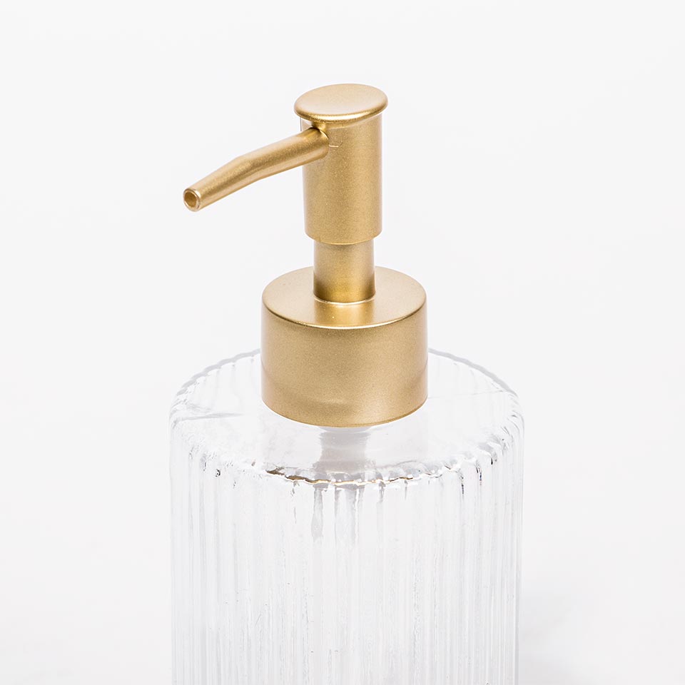 GOLD GRIDA Transparent Dispenser