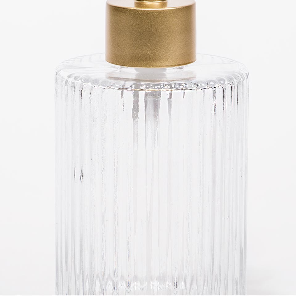 GOLD GRIDA Transparent Dispenser
