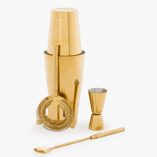 Conjunto de Bar JUS Dourado